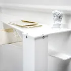 Vaste console met 4 opbergvakken voor voorwerpen in PMMA Made in Italy - Aladdin Viadurini