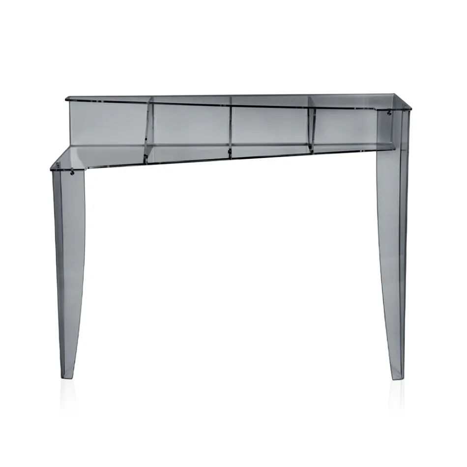 Vaste console met 4 opbergvakken voor voorwerpen in PMMA Made in Italy - Aladdin Viadurini