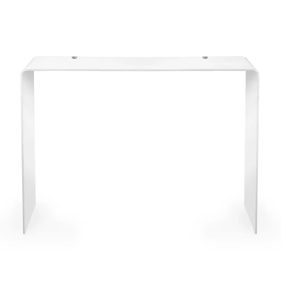 Vaste console in wit of gerookt plexiglas Made in Italy - Genio Viadurini