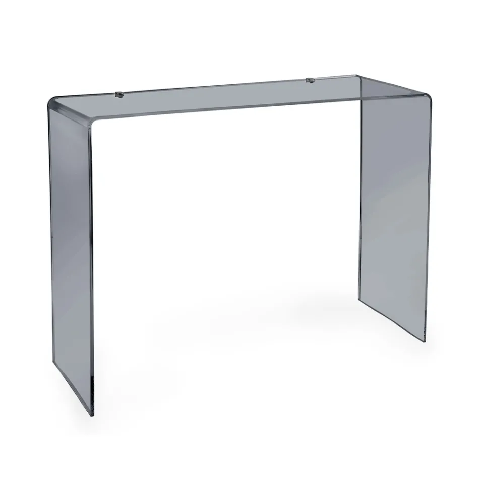Vaste console in wit of gerookt plexiglas Made in Italy - Genio Viadurini
