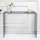Vaste console in wit of gerookt plexiglas Made in Italy - Genio Viadurini