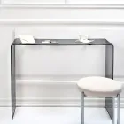 Vaste console in wit of gerookt plexiglas Made in Italy - Genio Viadurini