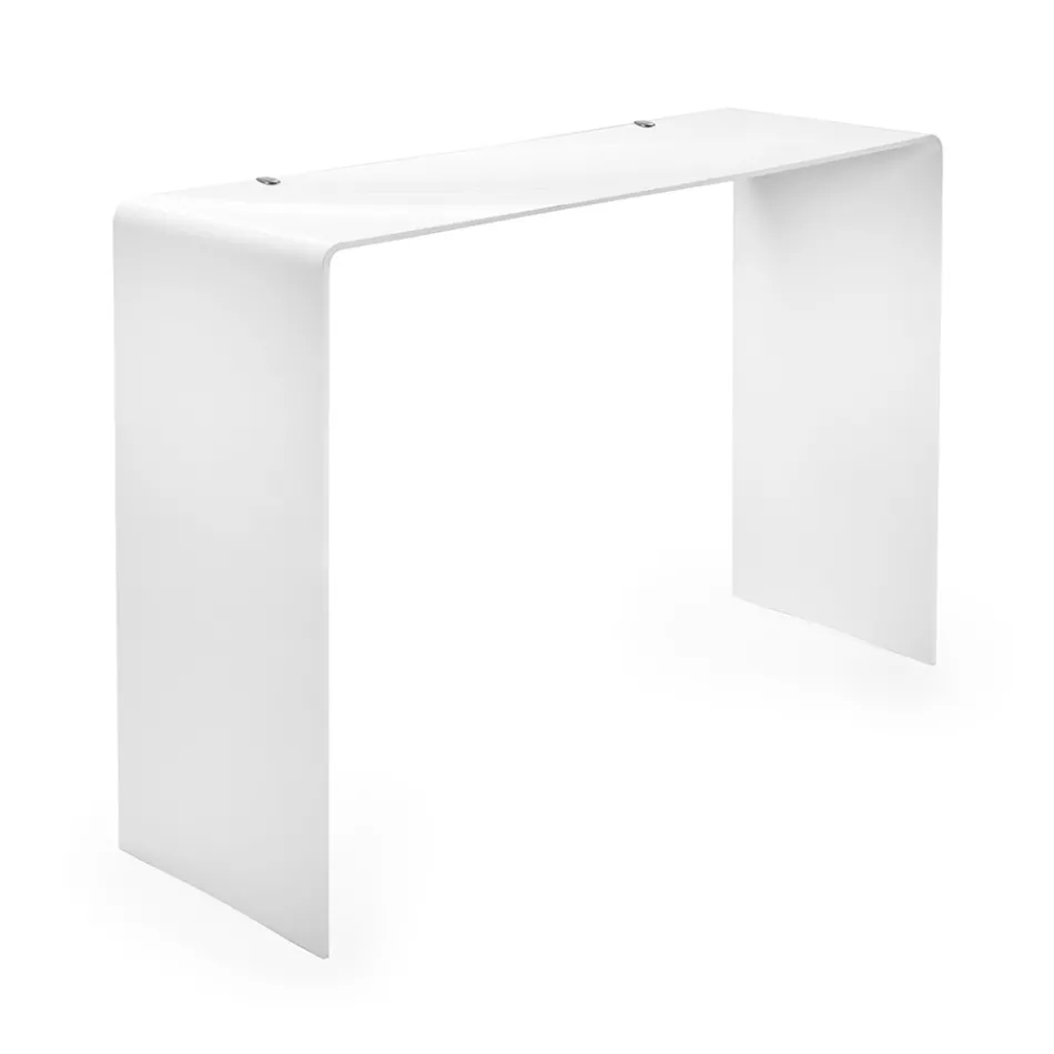 Vaste console in wit of gerookt plexiglas Made in Italy - Genio Viadurini