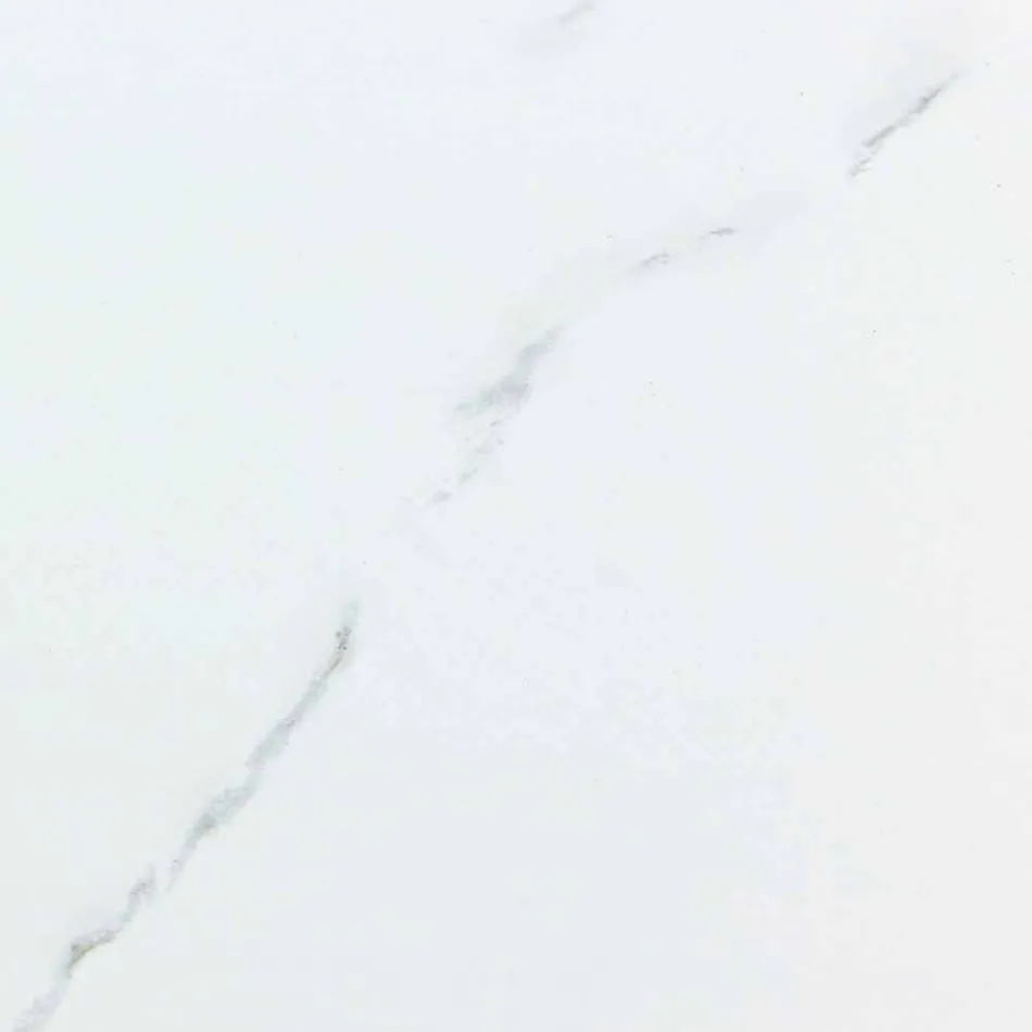 Stalen console met modern design van keramiek en glas - Cubebe Viadurini