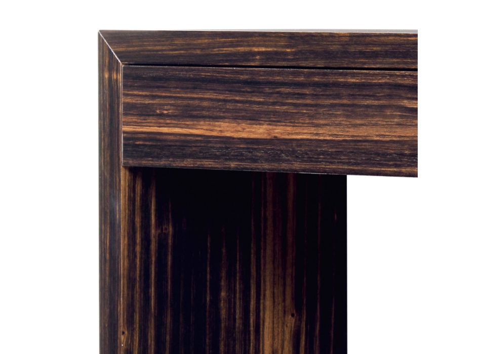 Grilli Zarafa moderne ebbenhout houten console gemaakt in Italië Viadurini