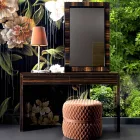 Grilli Zarafa moderne ebbenhout houten console gemaakt in Italië Viadurini