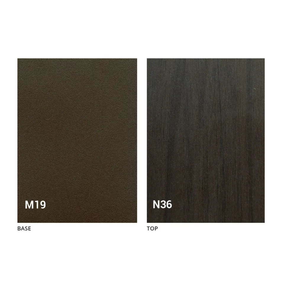 Tafelconsole in hout en metaal, uitschuifbaar tot 295 cm Made in Italy - Timedio Viadurini