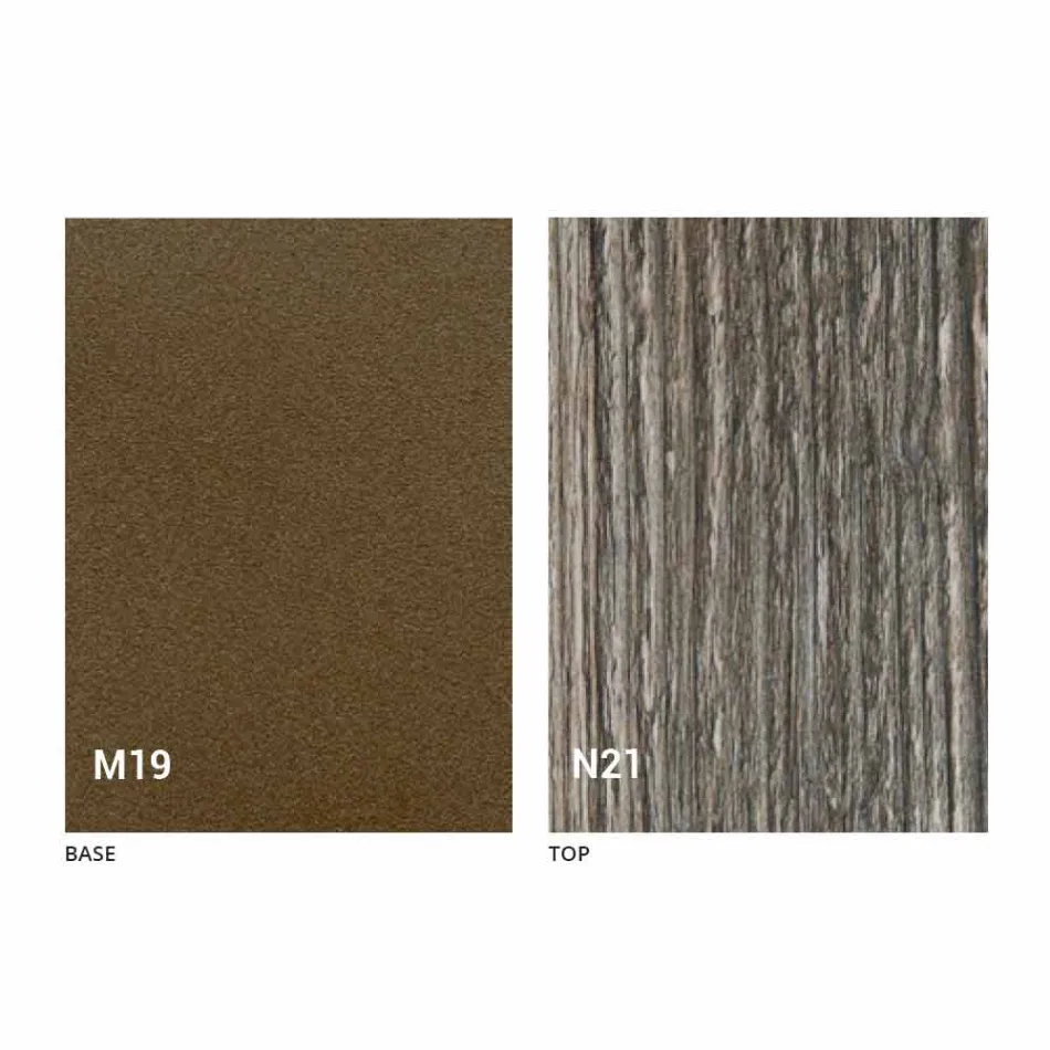 Console in hout en metaal uitschuifbaar tot 295 cm Made in Italy - Timedio Viadurini