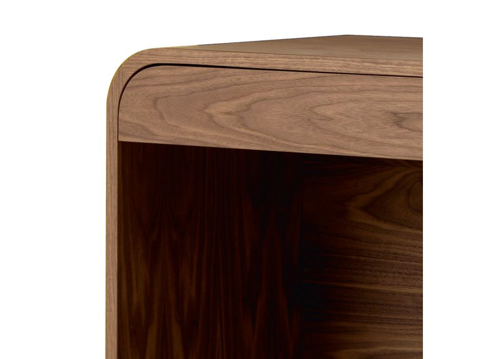 Grilli York ontwerp gemaakt in Italië massief houten console tafel Viadurini