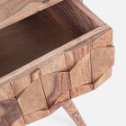 Console van Sheesham-hout met twee laden. Luxe design Homemotion - Fregene Viadurini