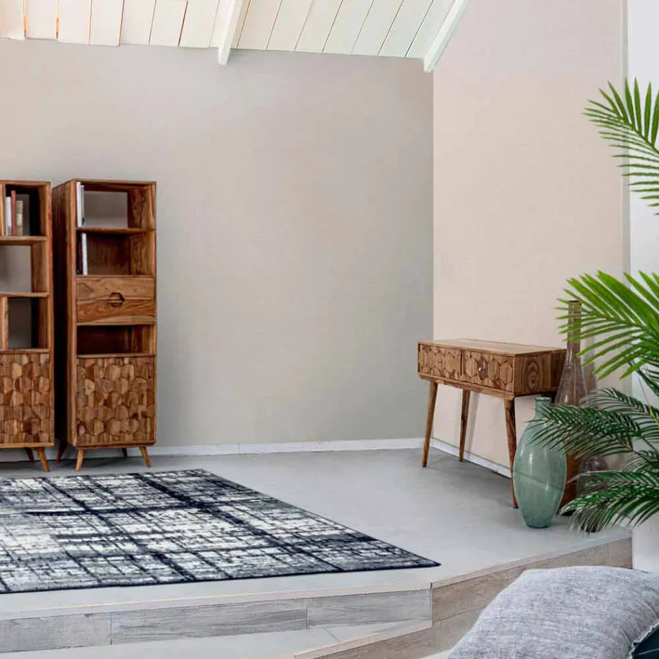 Console van Sheesham-hout met twee laden. Luxe design Homemotion - Fregene Viadurini