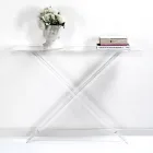 Console van plexiglas voor entree of woonkamer Made in Italy - Tennessee Viadurini