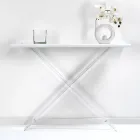 Console van plexiglas voor entree of woonkamer Made in Italy - Tennessee Viadurini