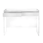 Consoletafel in drie uitvoeringen, gemaakt van plexiglas, vervaardigd in Italië - Fedra Viadurini