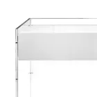 Consoletafel in drie uitvoeringen, gemaakt van plexiglas, vervaardigd in Italië - Fedra Viadurini