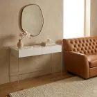 Consoletafel in drie uitvoeringen, gemaakt van plexiglas, vervaardigd in Italië - Fedra Viadurini