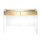 Consoletafel in drie uitvoeringen, gemaakt van plexiglas, vervaardigd in Italië - Fedra Viadurini
