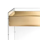 Consoletafel in drie uitvoeringen, gemaakt van plexiglas, vervaardigd in Italië - Fedra Viadurini