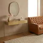 Consoletafel in drie uitvoeringen, gemaakt van plexiglas, vervaardigd in Italië - Fedra Viadurini