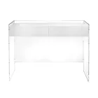 Consoletafel in drie uitvoeringen, gemaakt van plexiglas, vervaardigd in Italië - Fedra Viadurini