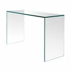 Console in extra helder glas Elegant minimaal ontwerp 2 afmetingen - Selex Viadurini