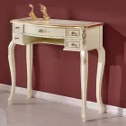 Klassieke toegangsconsole in hout met 5 lades Made in Italy - Richard Viadurini