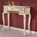 Klassieke toegangsconsole in hout met 5 lades Made in Italy - Richard