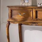 Klassieke toegangsconsole in hout met laden Made in Italy - Richard Viadurini