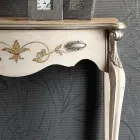 Klassieke houten toegangsconsole met lade Made in Italy - Ottaviano Viadurini