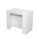 Moderne uitschuifbare console 296 cm in melaminehout Made in Italy - Ariella Viadurini