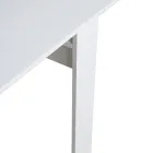 Moderne uitschuifbare console 296 cm in melaminehout Made in Italy - Ariella Viadurini