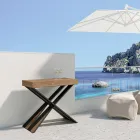 Moderne console uitschuifbaar tot 300 cm met antraciet frame Made in Italy - Avventura Viadurini