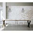 Moderne console uitschuifbaar tot 300 cm met antraciet frame Made in Italy - Avventura Viadurini