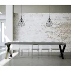 Moderne console uitschuifbaar tot 300 cm met antraciet frame Made in Italy - Avventura Viadurini