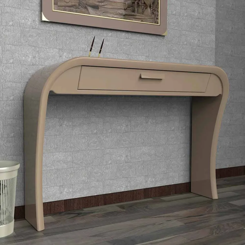 Moderne console met lade gemaakt in Italië, Gambara Viadurini
