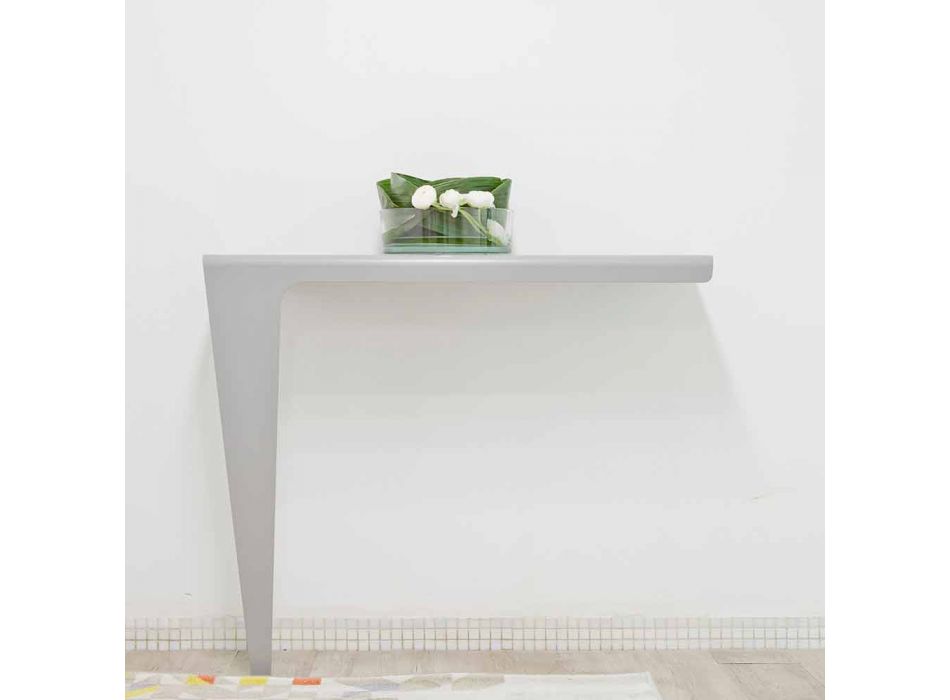 Moderne minimalistische designconsole in gekleurd metaal Made in Italy - Benjamin Viadurini
