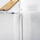 Moderne consoletafel van transparant of meerkleurig plexiglas, gemaakt in Italië - Emy Viadurini
