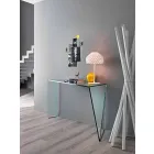 Console voor moderne entree in Extralight-glas Made in Italy - Rosalia Viadurini