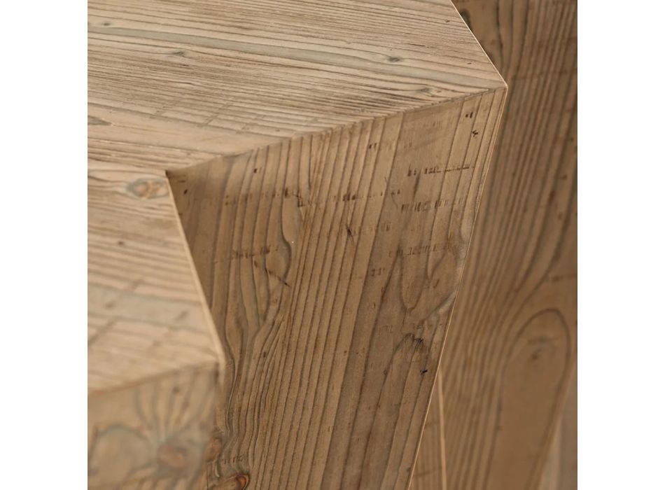 Console handgemaakt in massief hout gemaakt in Italië - Herkomst Viadurini