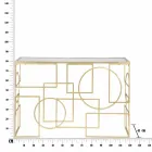 Modern design rechthoekige console in ijzer en spiegel - Billie Viadurini