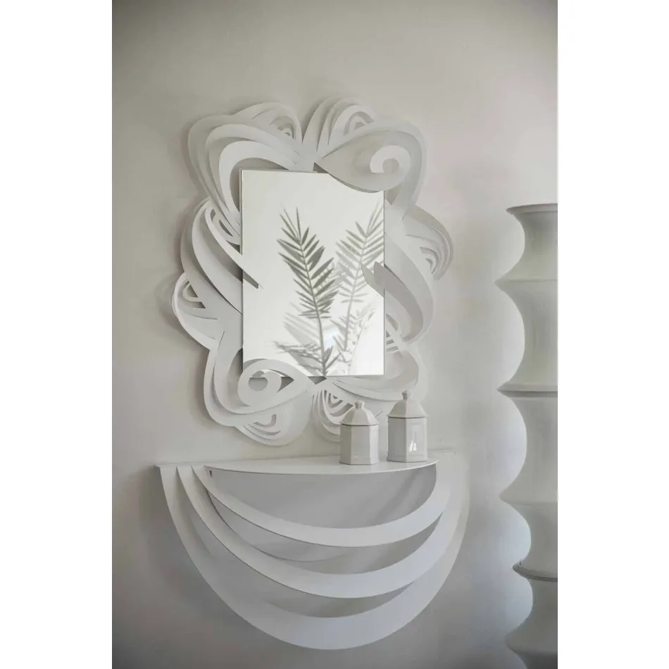 Modern design ijzeren hangende console voor woonkamer gemaakt in Italië - Olfeo Viadurini