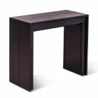 Console / uitschuifbare eettafel, l. 42.50 / 302,50xp.90 cm, Alvaro Viadurini