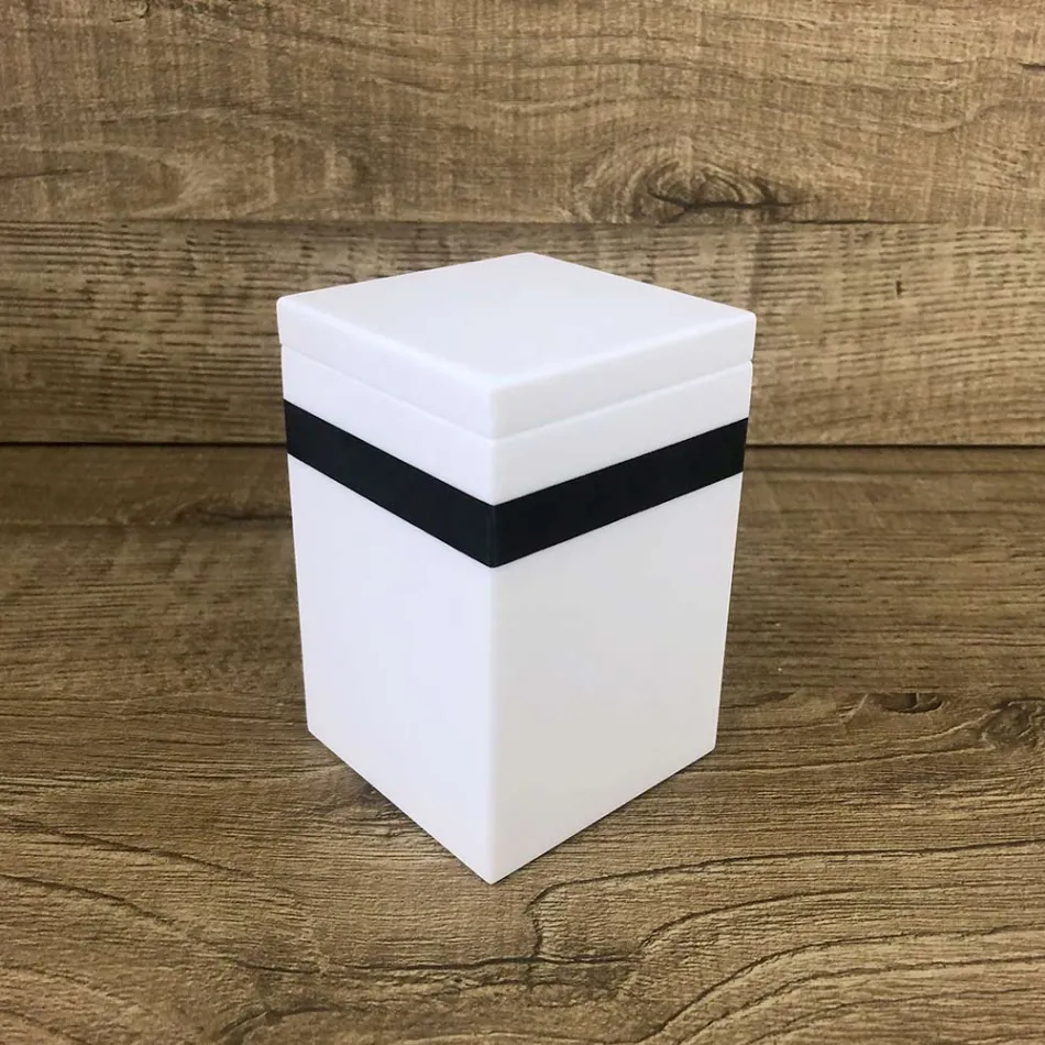 Kruidencontainer met Italiaanse Corian-dop van hoge kwaliteit - Spicy Viadurini