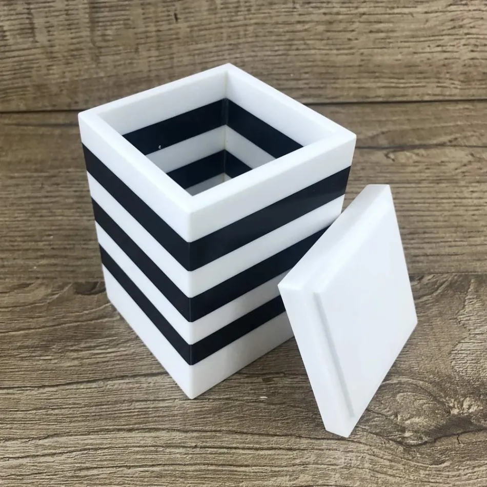 Kruidencontainer met Italiaanse Corian-dop van hoge kwaliteit - Spicy Viadurini