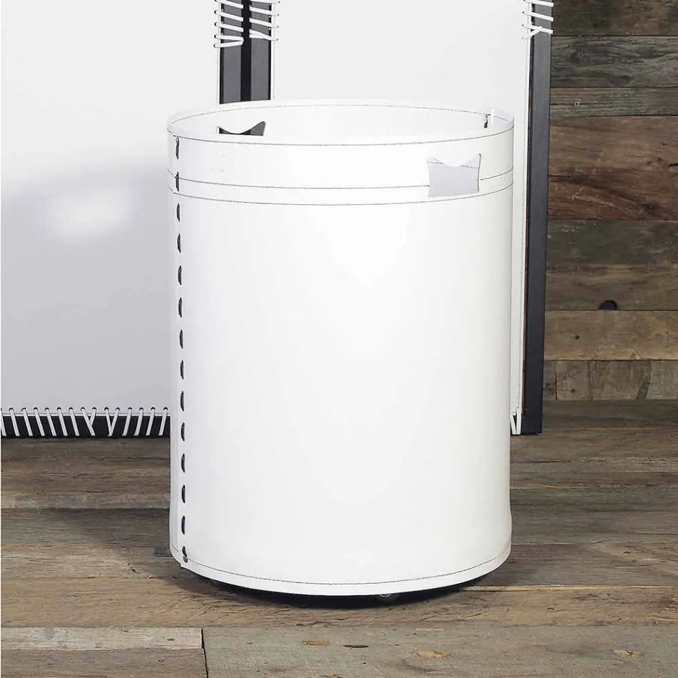 Logboekhouder van 100% Made in Italy leer Viadurini