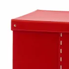 Moderne opbergdoos in geregenereerd leer Made in Italy - Gabry Viadurini