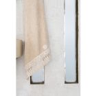 Paar Handdoeken Gezicht en Gast in Terry Katoen met kanten kwastjes - Arafico Viadurini