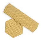 Paar dienbladen in modern design van zwart of goudgelakt staal - Savona Viadurini