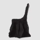 Elegante stoelhoes met rugleuning voor woonkamer in geborduurd linnen - Panteo Viadurini