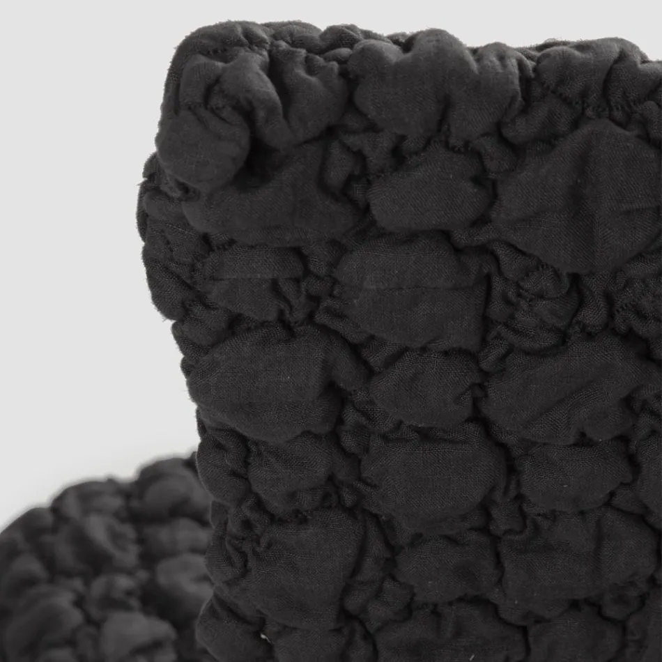 Elegante stoelhoes met rugleuning voor woonkamer in geborduurd linnen - Panteo Viadurini